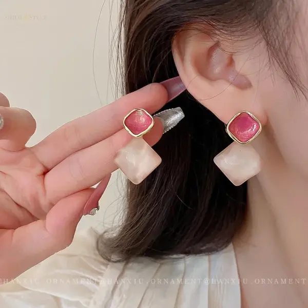 Hover image for Rosé Aura Earrings