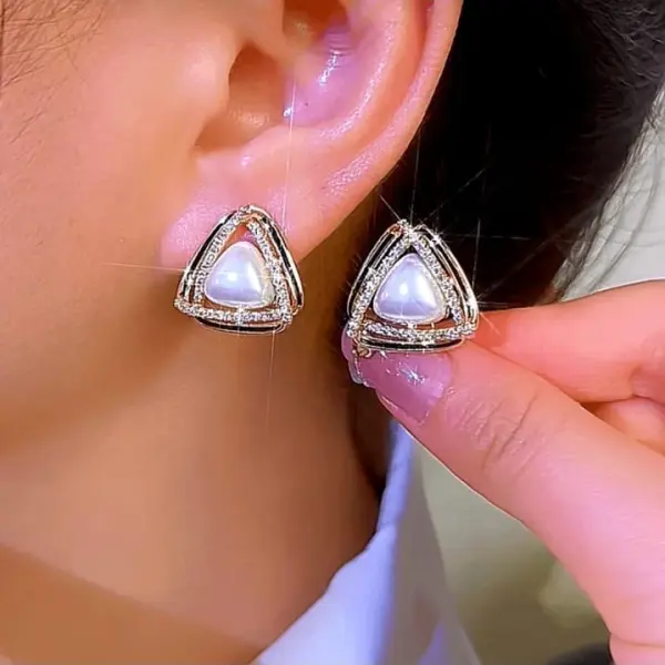 Pearl Prism Studs