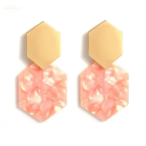 Blush Marbled Drop