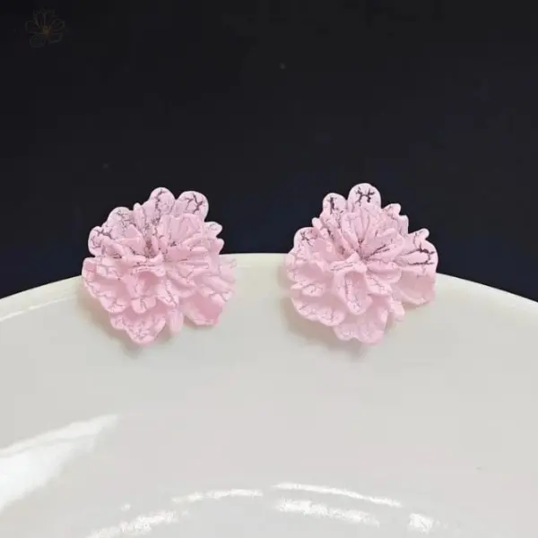 Blossom Bloom Earrings-Pink