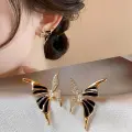 Midnight Butterfly Studs Thumbnail Image 3