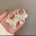 Pearl Petal Hoops Thumbnail Image 1