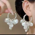 Pearl Petal Hoops Thumbnail Image 3