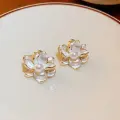 Ivory Bloom Studs Thumbnail Image 3