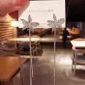 Dew Drape Earrings Silver Thumbnail Image 3